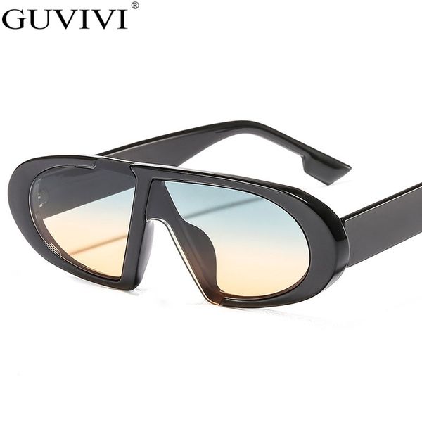 

one-piece steampunk sunglasses women 2019 gradient vintage sunglasses men luxury retro mens sun glasses brand designer goggle, White;black