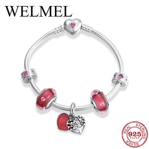 

роскошные s925 женщины браслет серебряная эмаль кристалл браслет для женщин diy 925 бусины мурано браслеты браслеты подарок ювелирных издели, Golden;silver