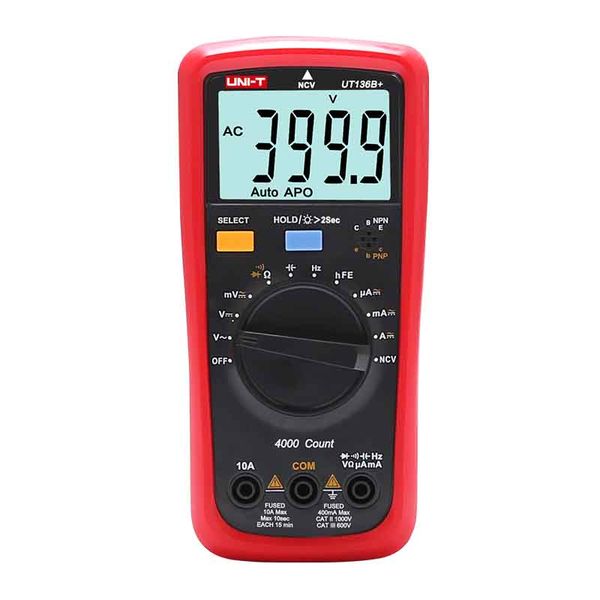 

uni-t ut136b+ ut136c+ digital multimeter ac dc volt ampere meter;ohm capacitance hfe diode/transistor tester with lcd backlight