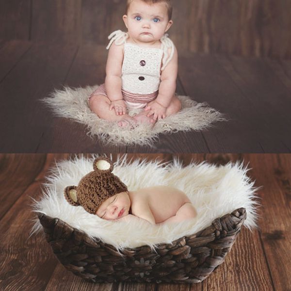 

2020 new 50*50cm pgraphy newborn pgraphic backdrops newborn props blanket basket stuffer baby kids child gifts