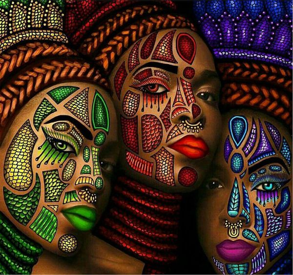 

African Art Character Painting Home Decor Handcrafts /HD Print Oil Painting On Canvas Wall Art Canvas Pictures 191104