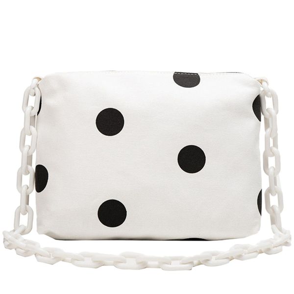 

fashion messenger bag shoulder bag print women chain large capacity canvas zipper