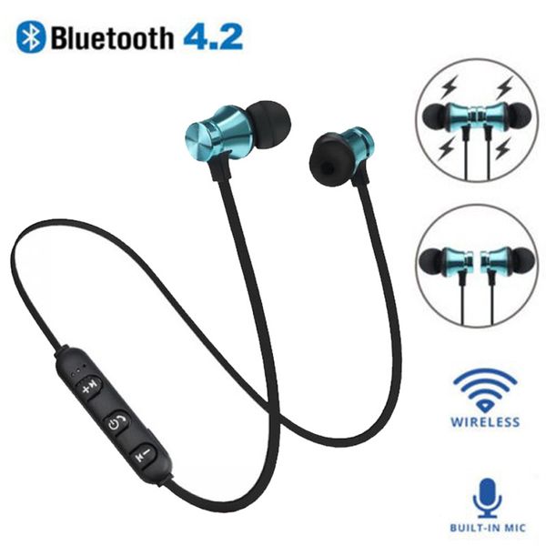 

xt11 sports wireless bluetooth earphones stereo headset waterproof magnetic earpiece headphones with mic