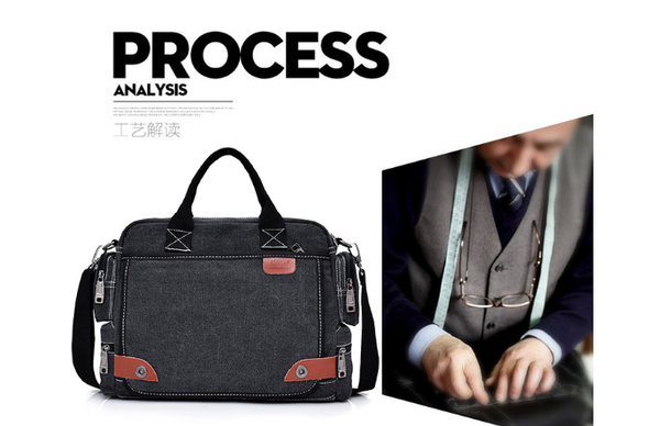 

men's multifunctional crossbody bag canvas crossbody bag