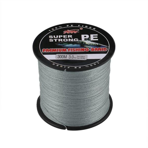 

super strong 4 strand 300m pe braided fishing line lake multifilament wire woven thread