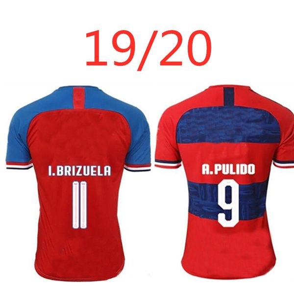 

chivas o.peralta a.pulido o.pineda i.brzuela soccer jersey 2019 2020 home away new thai quality a+++ football shirt, Black;yellow