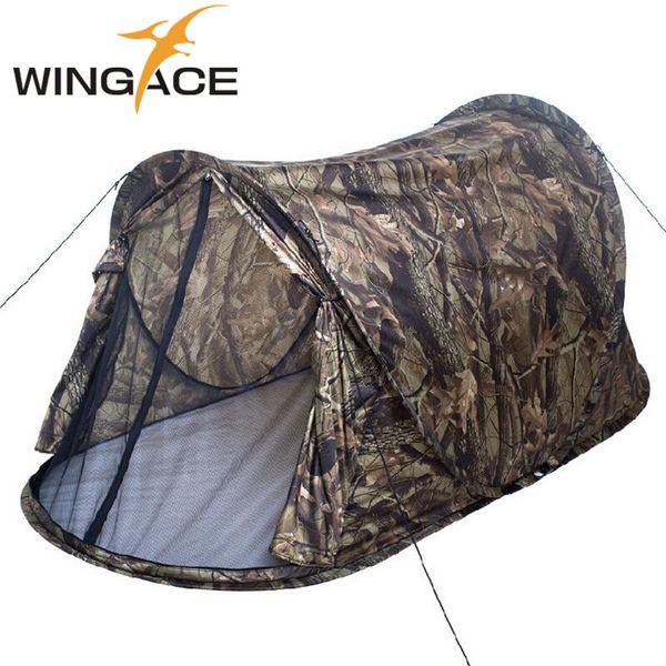 

wingace outdoor camping up tent ultralight portable camouflage automatic single tent hunting fishing beach hiking tents