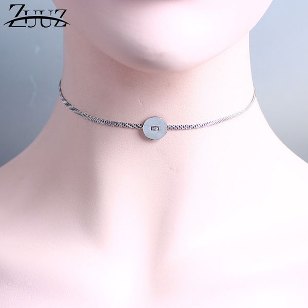 

zuuz chocker neckless неѬжавеей али велиѬн издели лђие дѬђз кђлон еѬебѬне, Silver