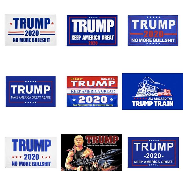 

us election trump 90*150cm hand waving flag banner 2020 trump hand flag #225