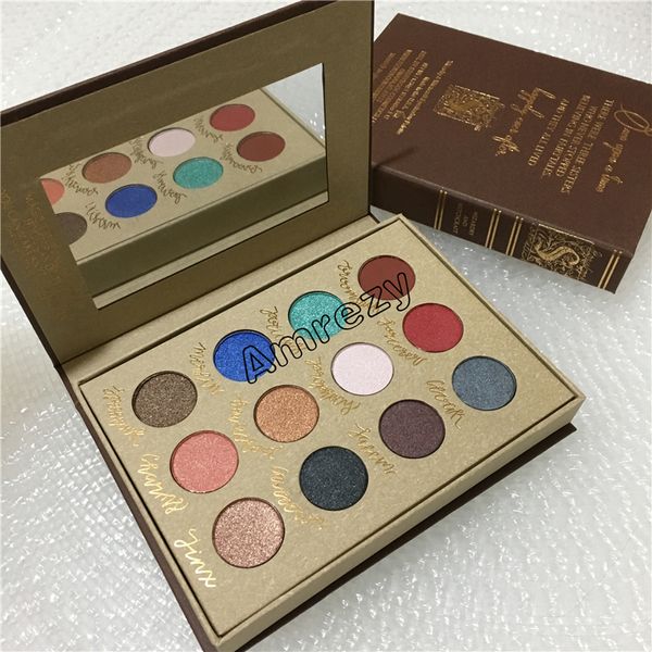 

Горячая продажа Макияж 12 цвета Story-книга Eye Shadow Palette Матовый Shimmer Пигментные Nude Eyeshad