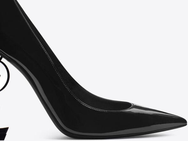 

real leather sell paragraph black star shoes 2019 super high heel high heels nightclub heel height 8cm / 10cm