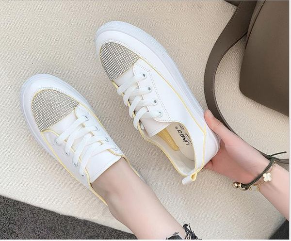 

summer and autumn new thick-soled lace-up casual shoes, Black