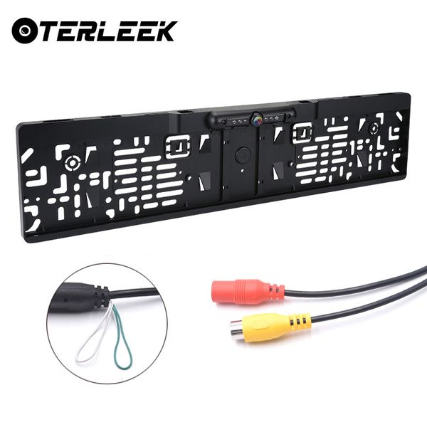 

new eu front rear view license frame camera with night vison infrared camera car