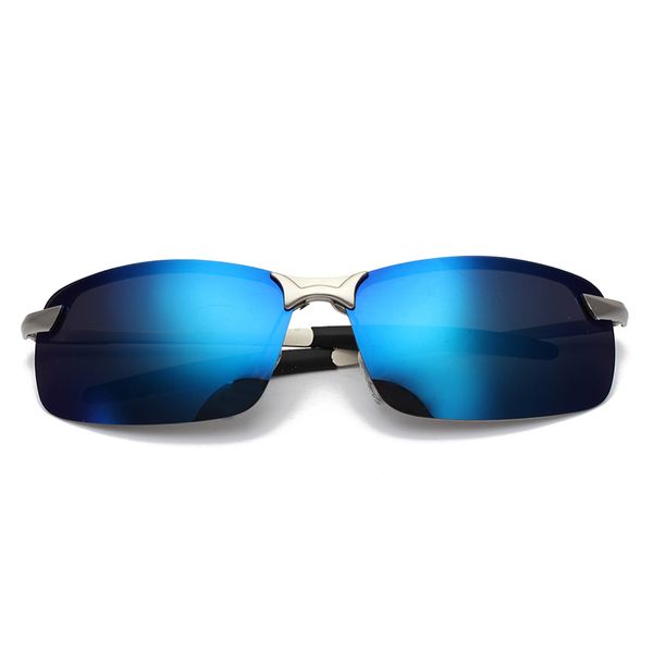 

men's fashion polarized driving sunglasses anti- outdoor sports uv glasses ice blue