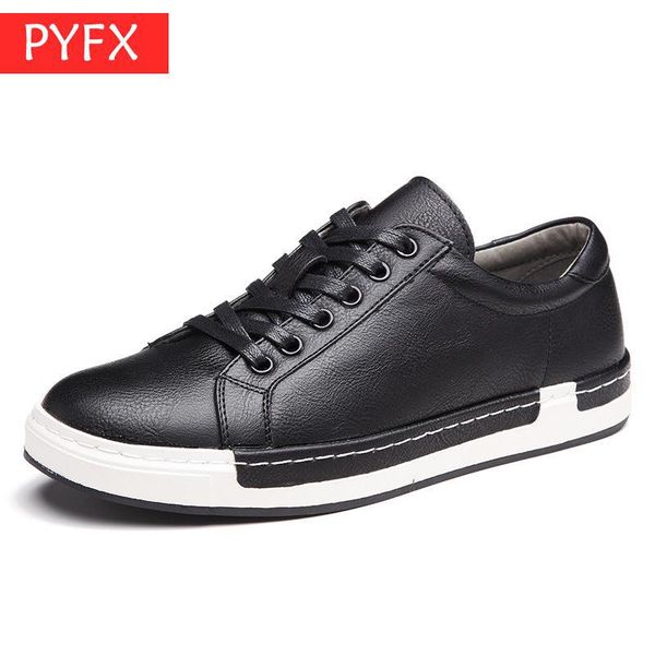 

autumn new black luxury men's fashion high-grade leather surface leisure comfortable italian handmade flat-soled shoes