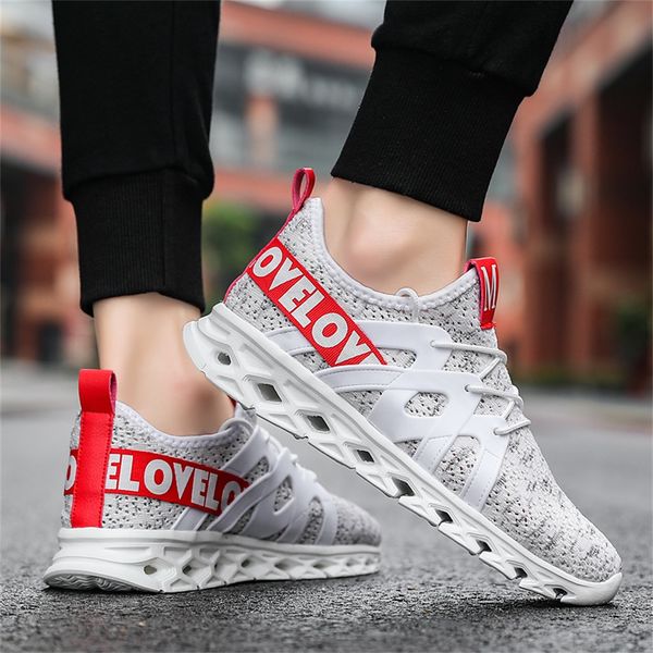 

2019 sneakers men's summer non-slip absorbing sports shoes mesh breathable sneakers dropshipping zapatos de hombre, Black
