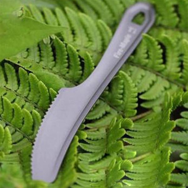

outdoor tableware titanium knife camping cutlery 99.7% pure titanium outdoor picnic kitchen ultralight 9g fire maple fmt-t22