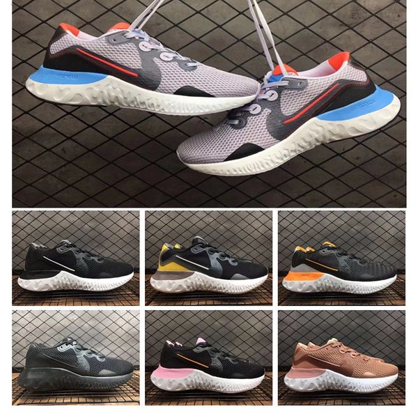 

2020 new arrival renew react men women training running shoes for black grey blue pink fashion sports designer zapatillas sneakers 36-45