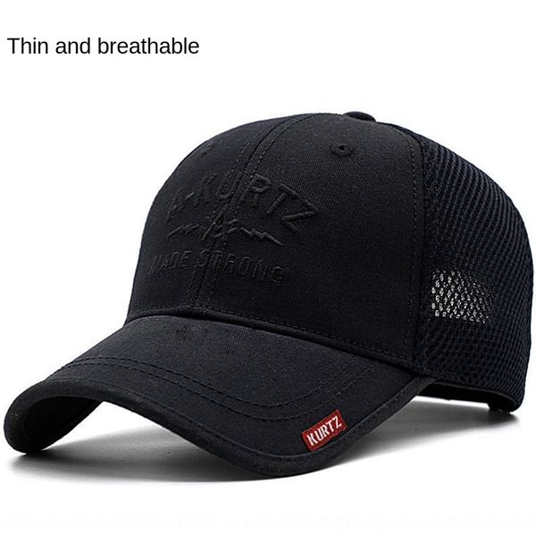 

hat men's summer thin sunscreen baseball all-match cap men's tide brand casual breathable mesh baseball cap sun-proof hat, Blue;gray