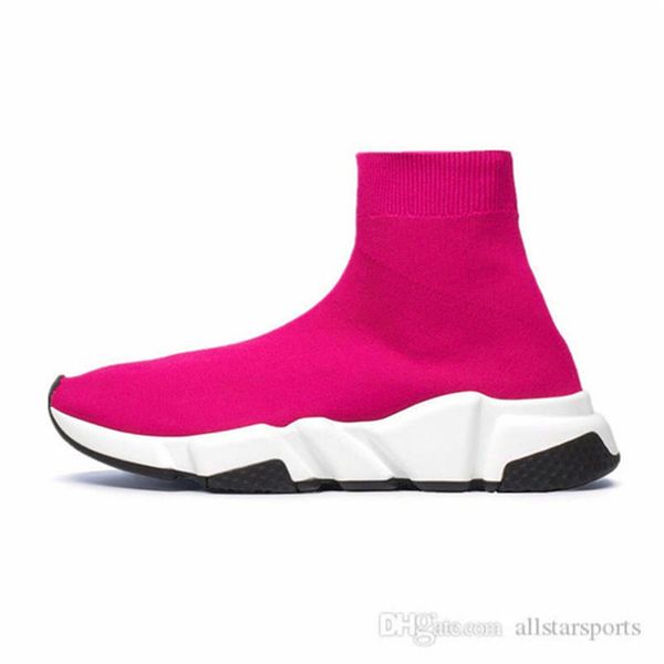 

2020 designer sock shoes fashion men women sneakers triple black white yellow navy glitter mens trainers casual shoe runner heavy sole a1