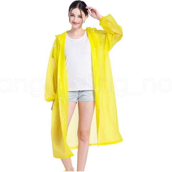

eva raincoat travel outdoor travel climbing portable foldable light poncho hoodied raincoats solid button rainwear ffa3972-2