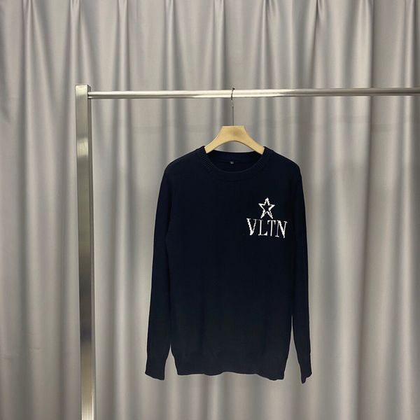 

men's stylist loose women's sweater fashion brand pullover casual comfort crew neck sweater multicolor european size s ~ xxl 27, Black