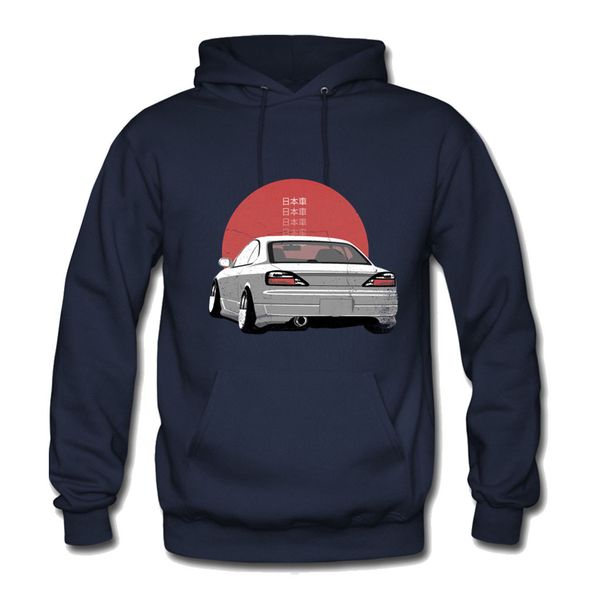 

jdm nissan gtr s14 s13 couple printed hip hop hoodies men women winter streetwear loose men's sweatshirts black grey