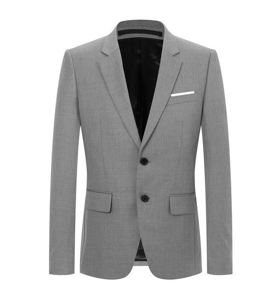 

mens blazer jacket new arrival solid color men's suit single-row two-button, White;black