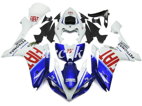 

new abs injection mold fairing kits for yamaha yzf-r1 2007 2008 07 08 r1 white red blue