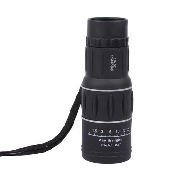 

high definition telescope 16x52 dual focus optic lens monocular scope binoculars multi coating lenses day vision