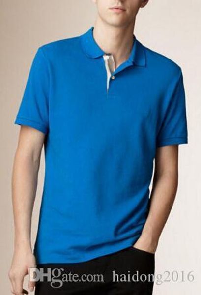 

england fashion men summer solid polo shirts big horse embroidery breathable male short sleeve uk business polos gb leisure t-shirts white, White;black