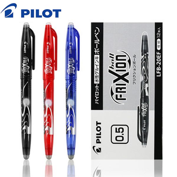 

pilot 3pcs 0.5mm colored erasable gel pens erasable gel ink pen school office stationery supplies student ink ballpoint pen