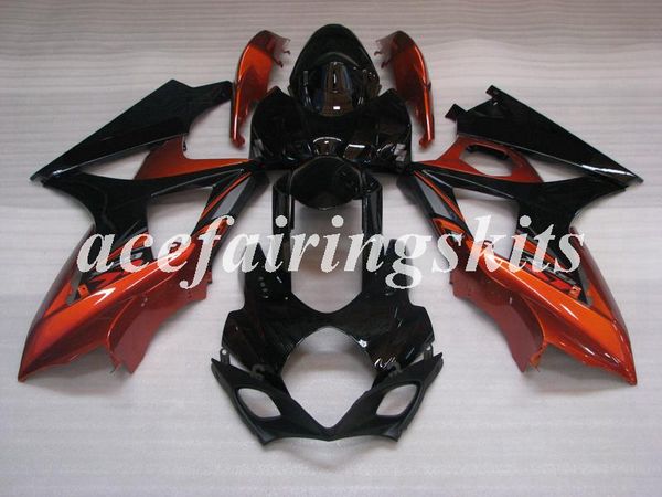 

new abs motorcycle full fairings kits fit for suzuki gsx-r1000 k7 2007 2008 07 08 bodywork set orange black
