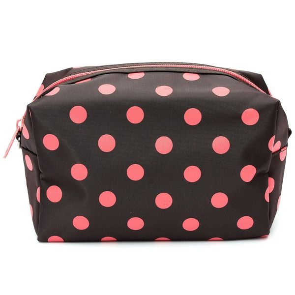 

cosmetic/make-up/organizer bag pouch zipper hand case coffee