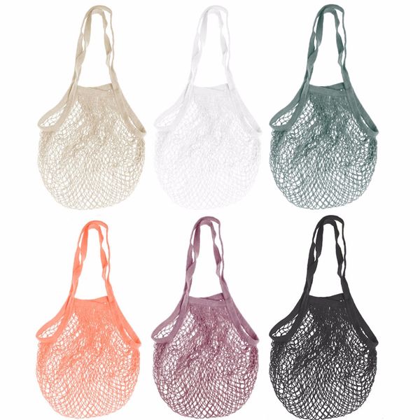 

thinkthendo mesh net turtle bag string shopping bag reusable fruit storage handbag totes selling