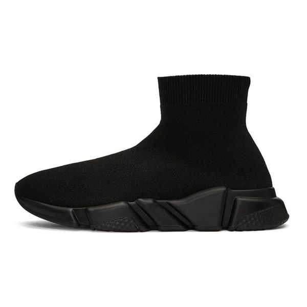 BALENCiAGA Speed Lace Up Knit Trainer Black YouTube