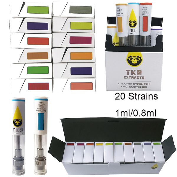 

TKO пустой Vape Pen картридж 510 Керамический 0.8 мл 1 мл распылитель Vape картридж упаковка масляные тележки Dab Pen воск испаритель электронная сигарета