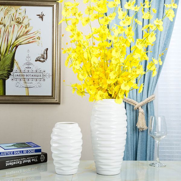 Europe Water Pattern Ceramic Vase Modern Fashion Brief Ceramic
