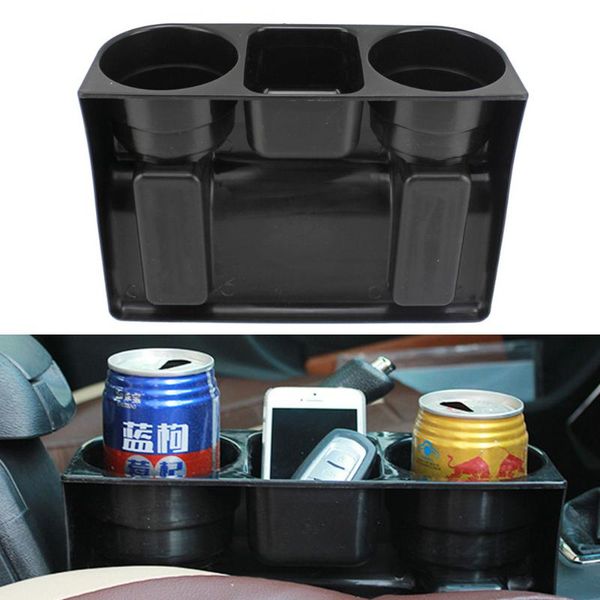 

2 cup abs holder drink beverage seat seam wedge car auto truck mount