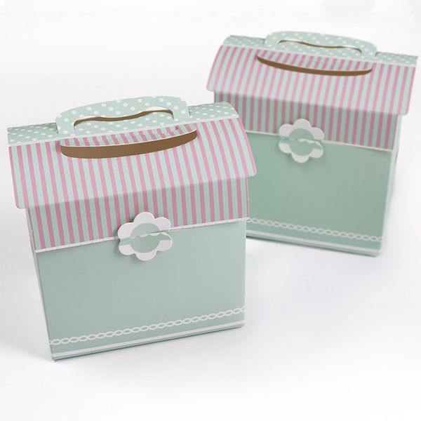 

handle party gift boxes wedding candy packaging box scarf jewelry cardboard boxes