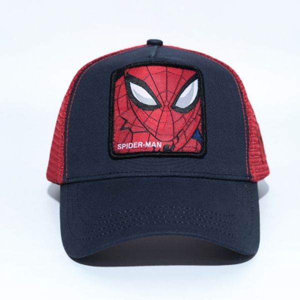 

dragon ball z гок вышивка бейсболка spiderman сетка casquette марка открытый спорт summer sun hat trucker caps подарок dhl, Blue;gray