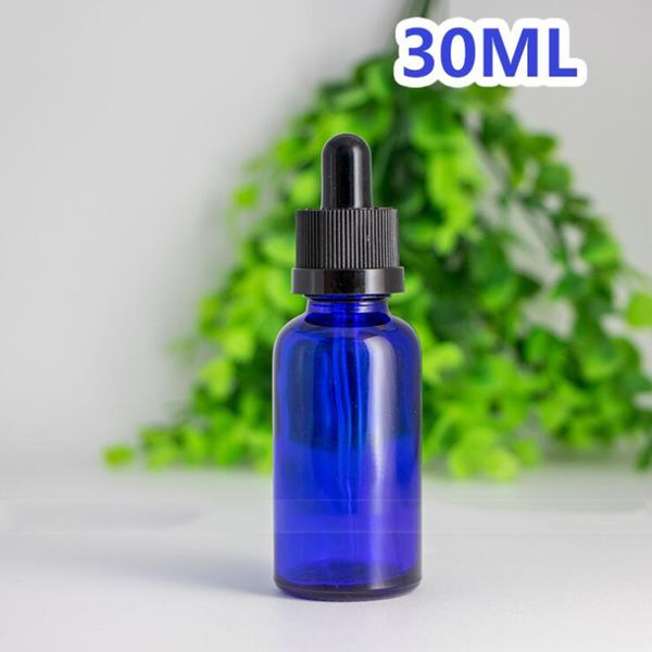 

selling 10ml 15ml 30ml 50ml empty blue glass bottles eye dropper aromatherapy perfume glass dropper containers in stock