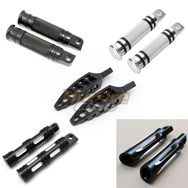 

motorcycle cnc aluminum foot pegs footrest for sportster iron touring custom dyna fat bob softail fat boy for male mount