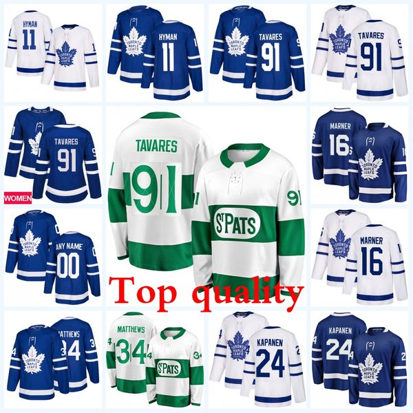 

Explosion Toronto Maple Leafs 91 John Tavares 16 Mitchell Marner 34 Auston Matthews Blue White Green Stadium Stadium Series Hockey Jersey