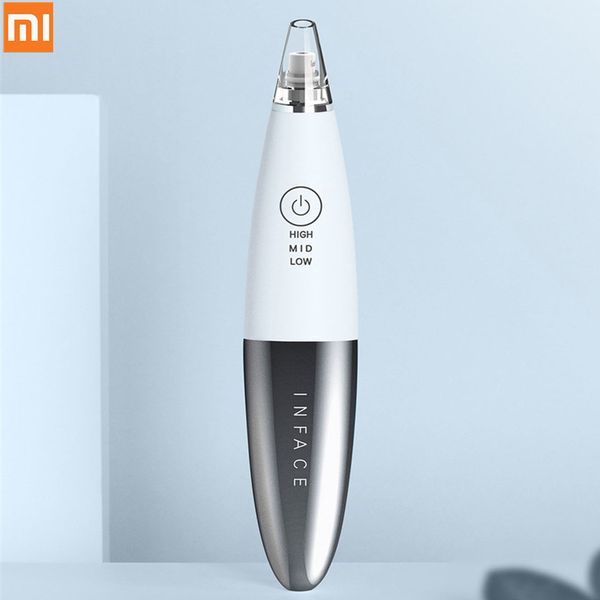 

xiaomi inface blackhead remover blackhead suction tool facial pore electric acne comedone oil extractor kit usb rechargeable