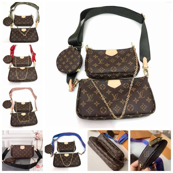 

designer handbag crossbody bag gem little messenger bag women multi pochette three-piece suite elegant shoulder bag