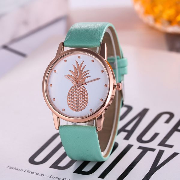 

relojes para hombre 2019 new arrival pineapple dial quartz watches student watches for children relojes para mujer, Slivery;brown