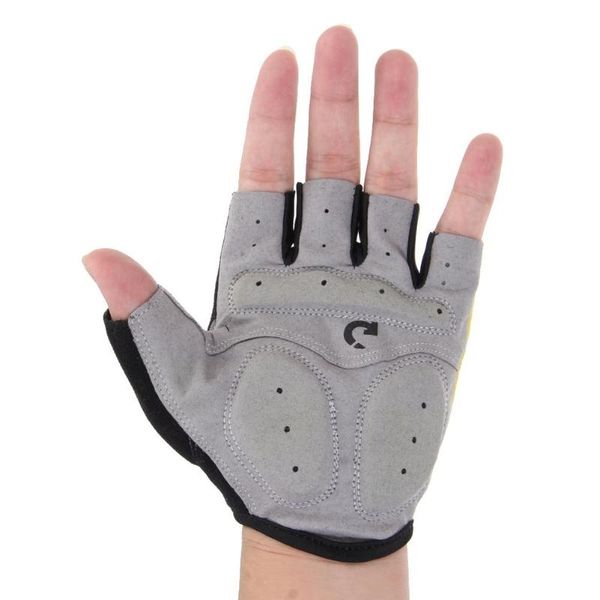 

half finger cycling gloves anti slip gel pad breathable motorcycle mtb road bike gloves men women sports bicycle gloves s-xl, Black