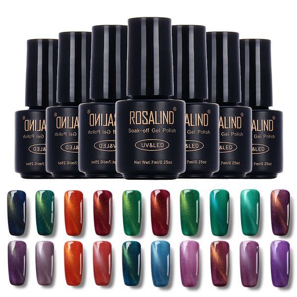 

rosalind black bottle 7ml cat-eyes 3dmagnet c01-30 gel nail polish nail art gel polish uv&led long-lasting with glitter