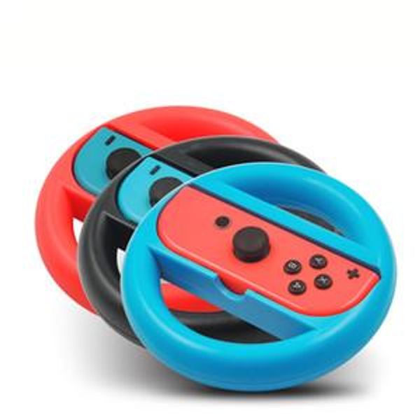 Newstor 2Pcs Racing Game-Lenkrad für Nintend Schalter Fern Helm Spiel Räder für Nintendo Schalter NS-Controller Schalenkoffer